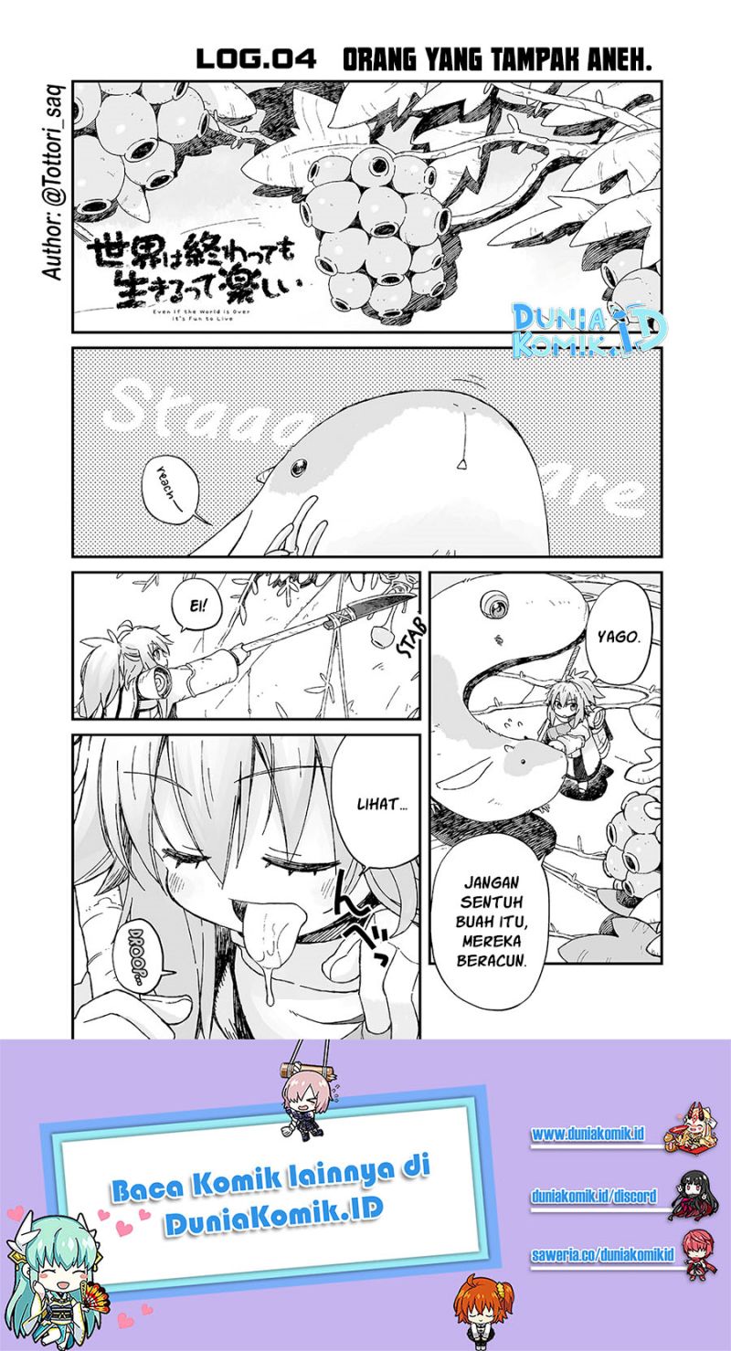 Sekai wa Owattemo Ikirutte Tanoshii Chapter 04 Gambar 2