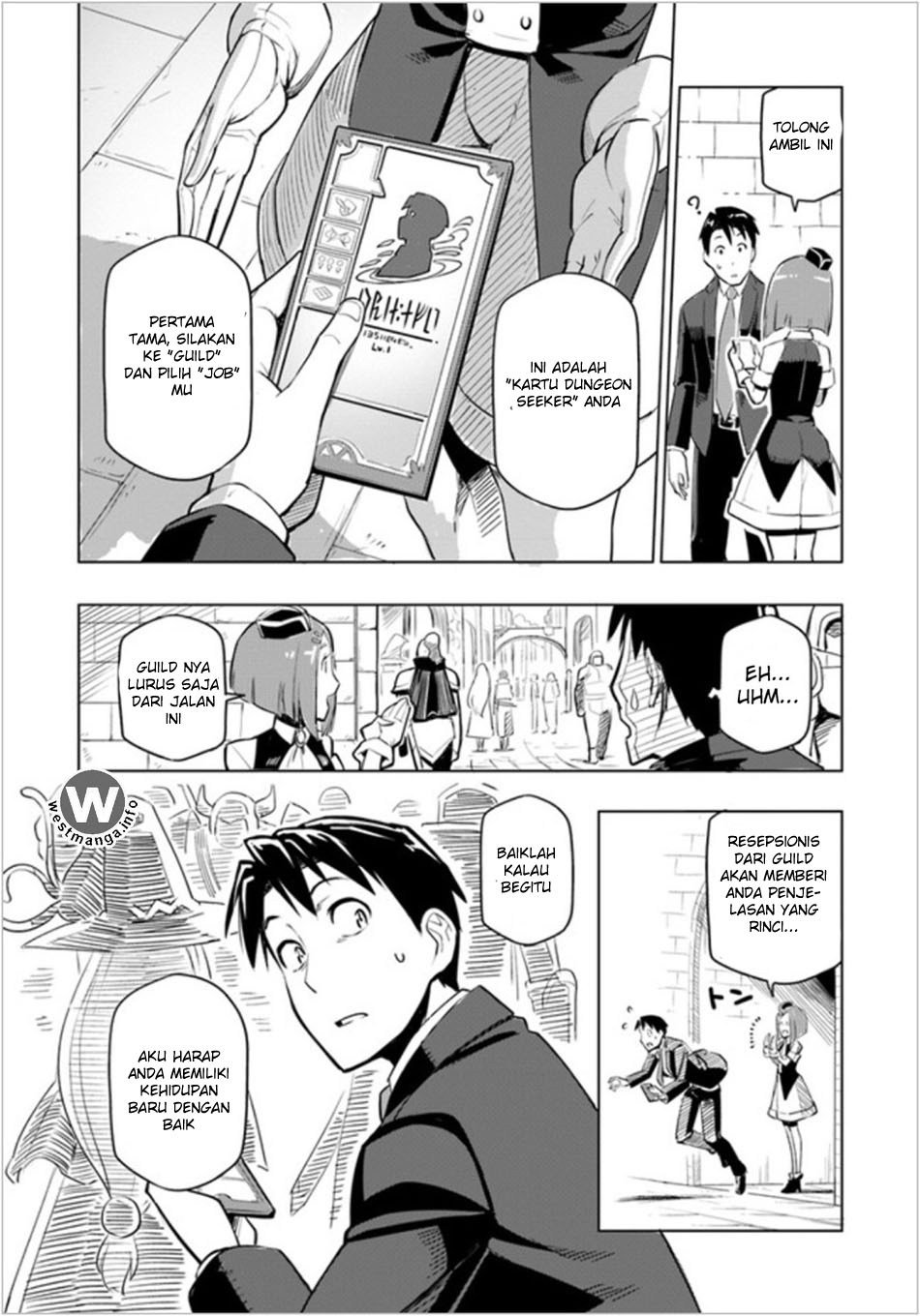 Sekai Saikyou no Kouei: Meikyuukoku no Shinjin Tansakusha Chapter 01 Gambar 13