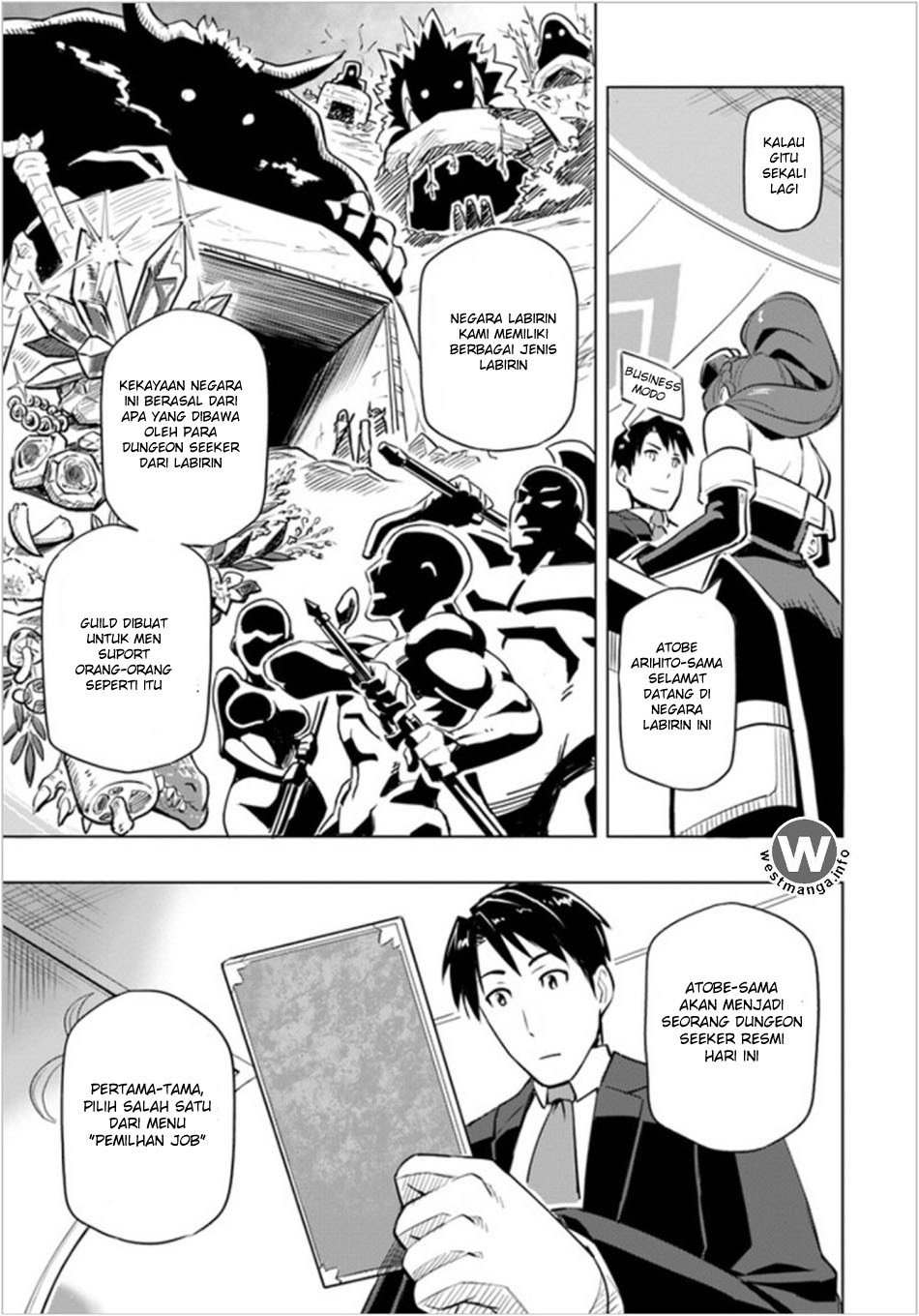 Sekai Saikyou no Kouei: Meikyuukoku no Shinjin Tansakusha Chapter 01 Gambar 31