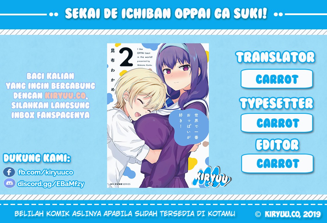 Sekai de Ichiban Oppai ga Suki! Chapter 15 Gambar 1
