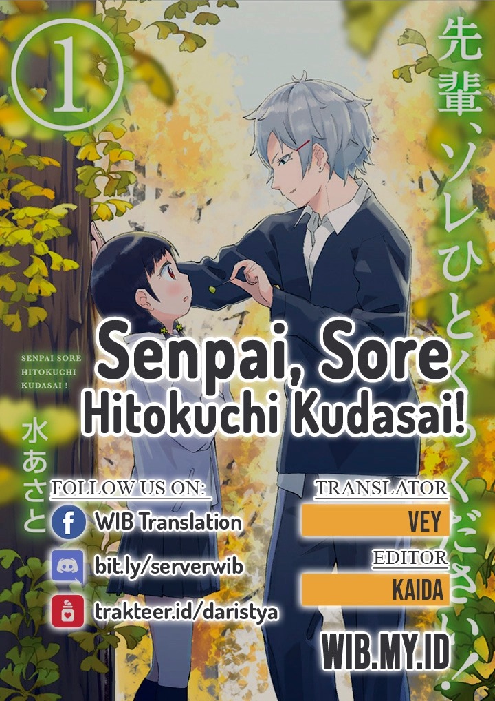 Senpai, Sore hitokuchi kudasai! Chapter 26 Gambar 1
