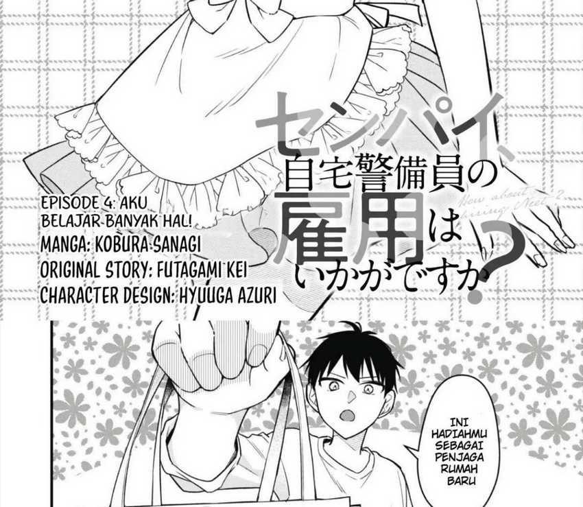 Senpai, Jitaku Keibiin no Koyou wa Ikaga desu ka? Chapter 04 Gambar 3