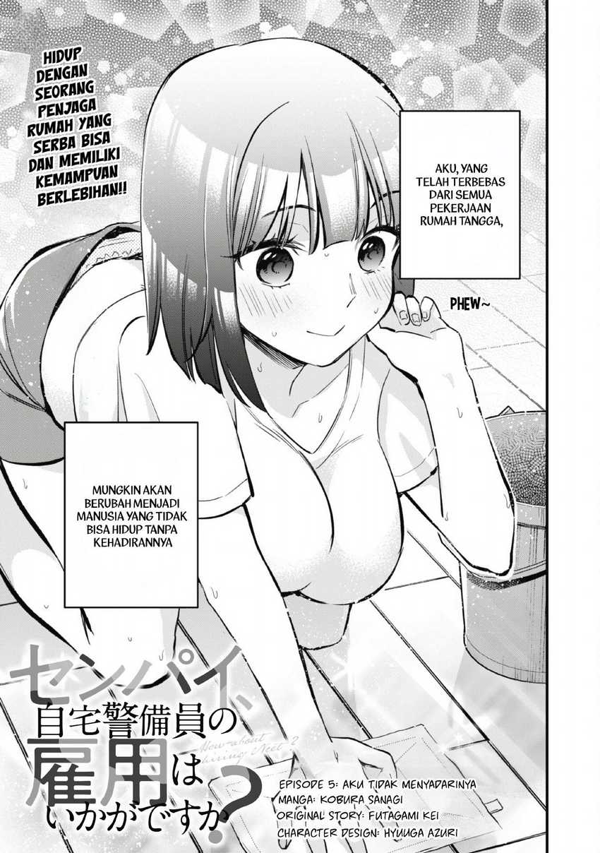 Senpai, Jitaku Keibiin no Koyou wa Ikaga desu ka? Chapter 05 Gambar 6