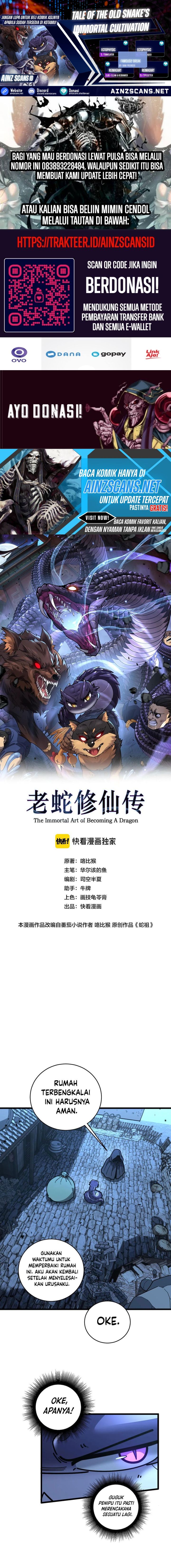 Serpent Ancestor (Snake Immortal: The Tale of a Snake’s Cultivation to Immortality) Chapter 20 Gambar 1