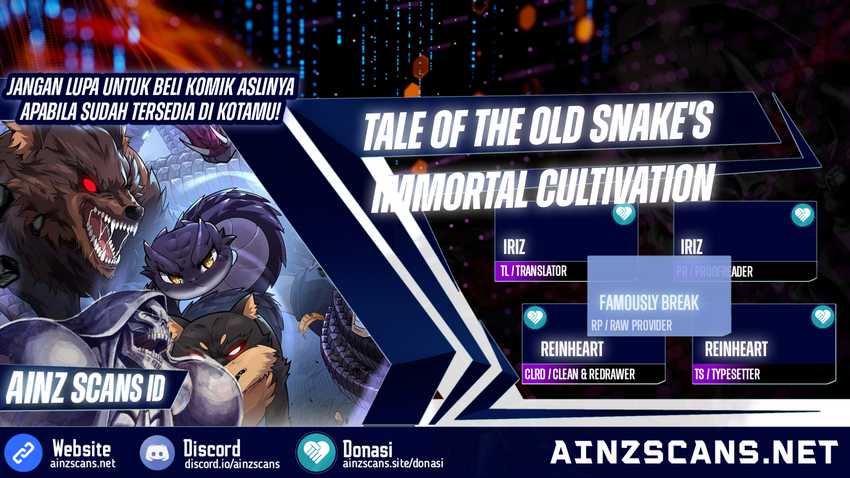 Serpent Ancestor (Snake Immortal: The Tale of a Snake’s Cultivation to Immortality) Chapter 24 Gambar 1