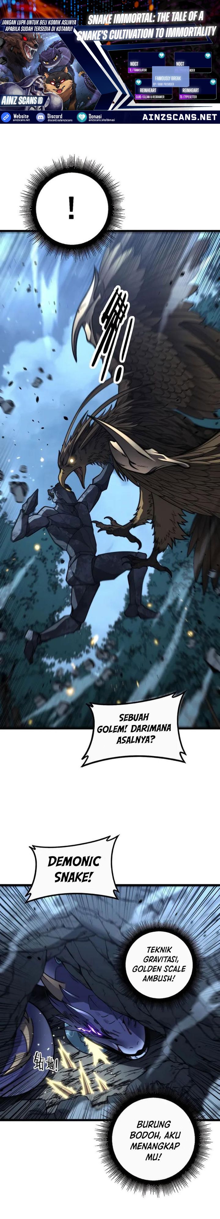 Serpent Ancestor (Snake Immortal: The Tale of a Snake’s Cultivation to Immortality) Chapter 46 Gambar 1