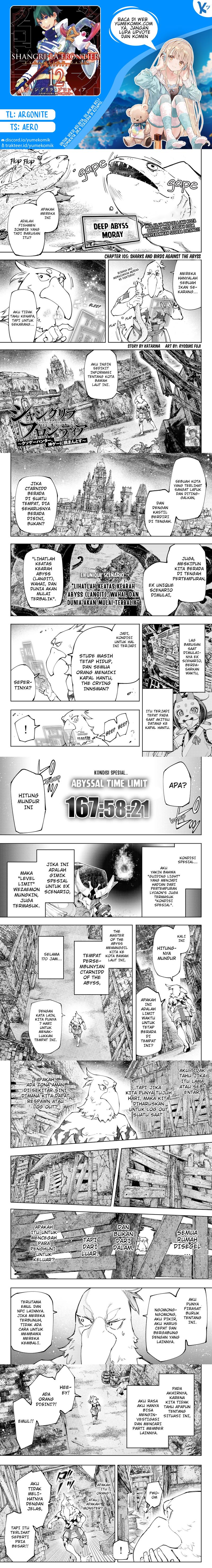 Shangri-La Frontier ~ Kusoge Hunter, Kamige ni Idoman to su~ Chapter 105 Gambar 1