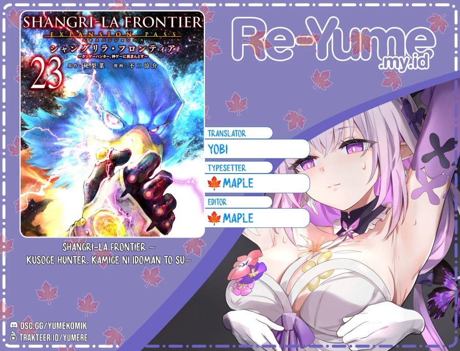 Shangri-La Frontier ~ Kusoge Hunter, Kamige ni Idoman to su~ Chapter 228 Gambar 1