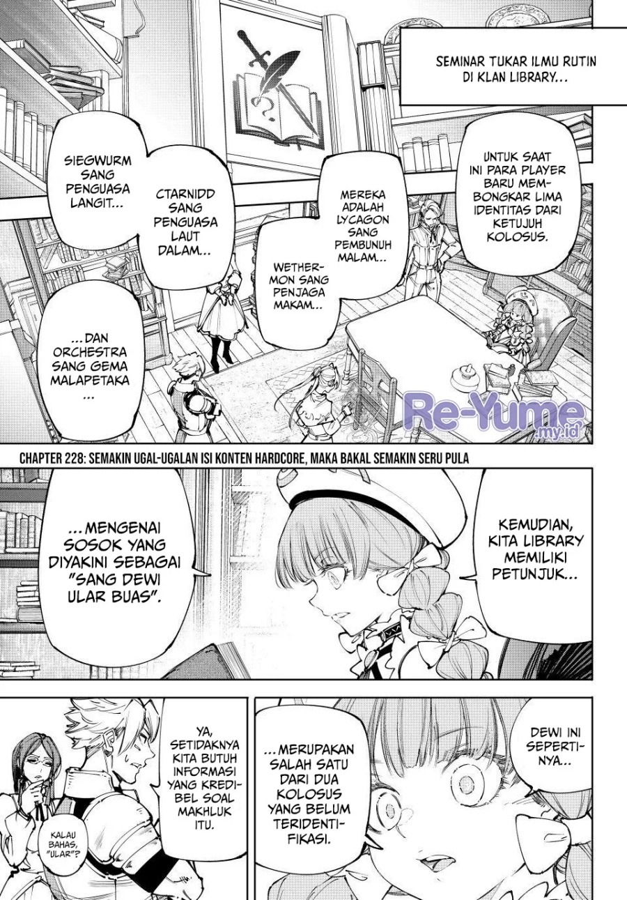 Shangri-La Frontier ~ Kusoge Hunter, Kamige ni Idoman to su~ Chapter 228 Gambar 2