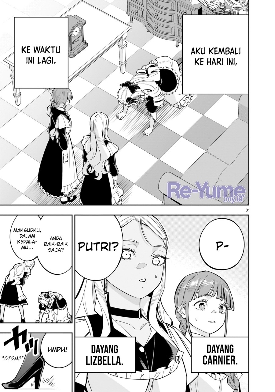 Shi ni Modori Oujo wa Ikinobiru Tameni Yuri Harem wo Tsukuru Koto ni Shita Chapter 03 Gambar 31