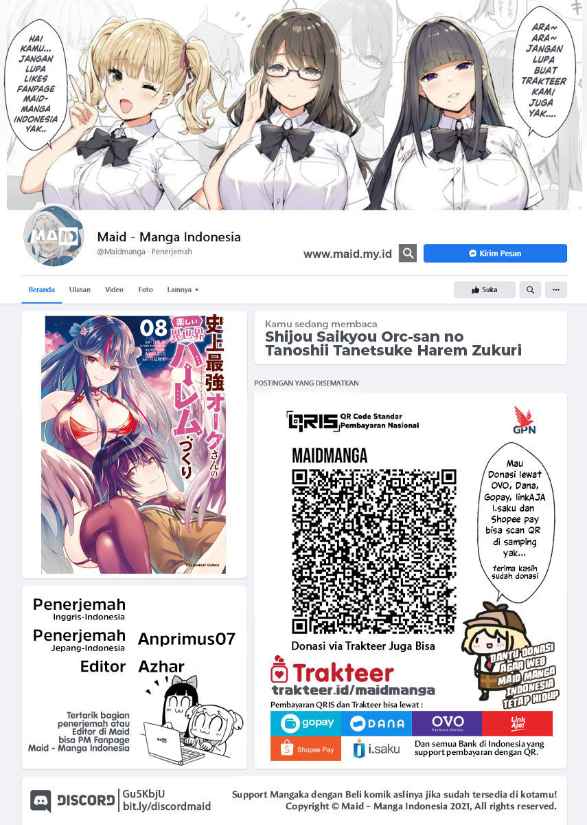 Shijou Saikyou Orc-san no Tanoshii Tanetsuke Harem Zukuri Chapter 84 - FIX Gambar 2
