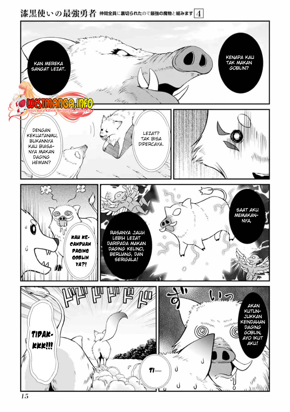 Shikkoku Tsukai no Saikyo Yusha Nakama Zen’in ni Uragira Retanode Saikyo no Mamono Chapter 14 Gambar 16