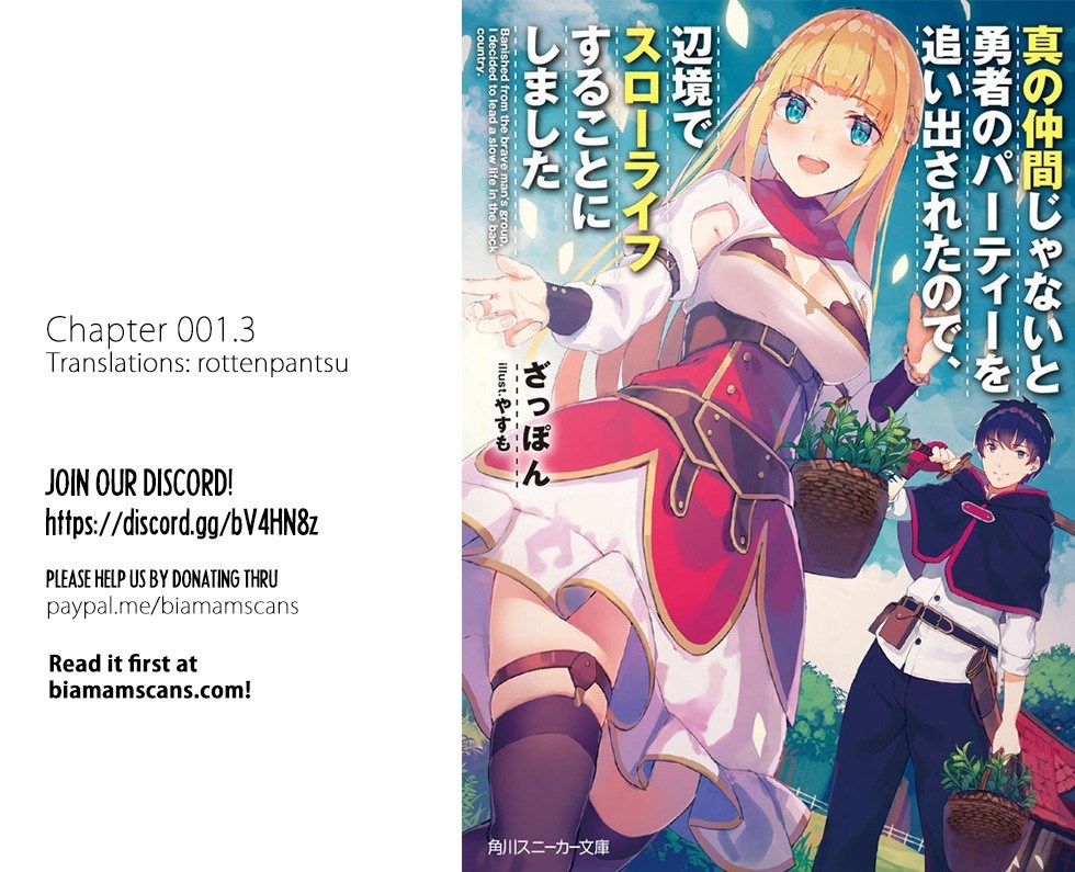 Shin no Nakama janai to Yuusha no Party wo Oidasareta node Henkyou de Slow Life suru Koto ni shimashit Chapter 01.3 Gambar 15