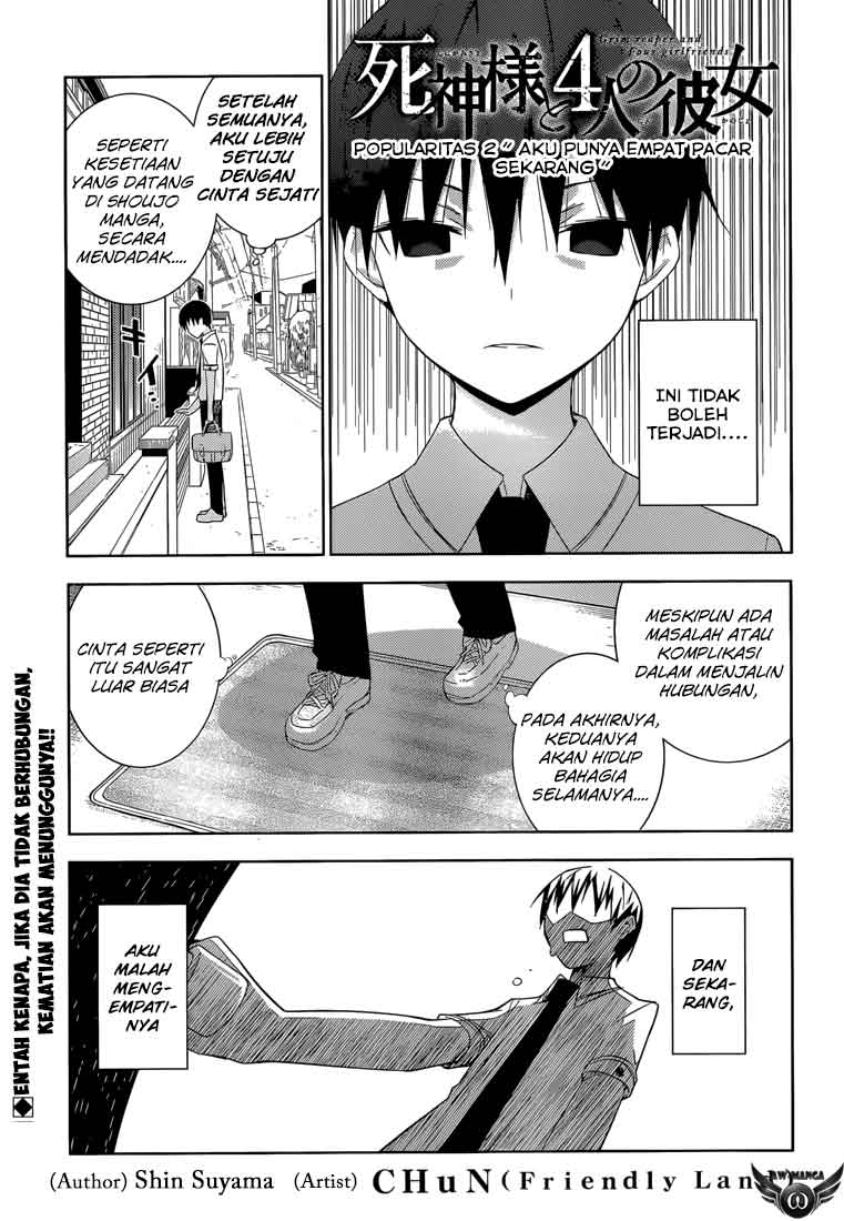 Shinigami Sama To 4 Nin No Kanojo Chapter 2 Gambar 2