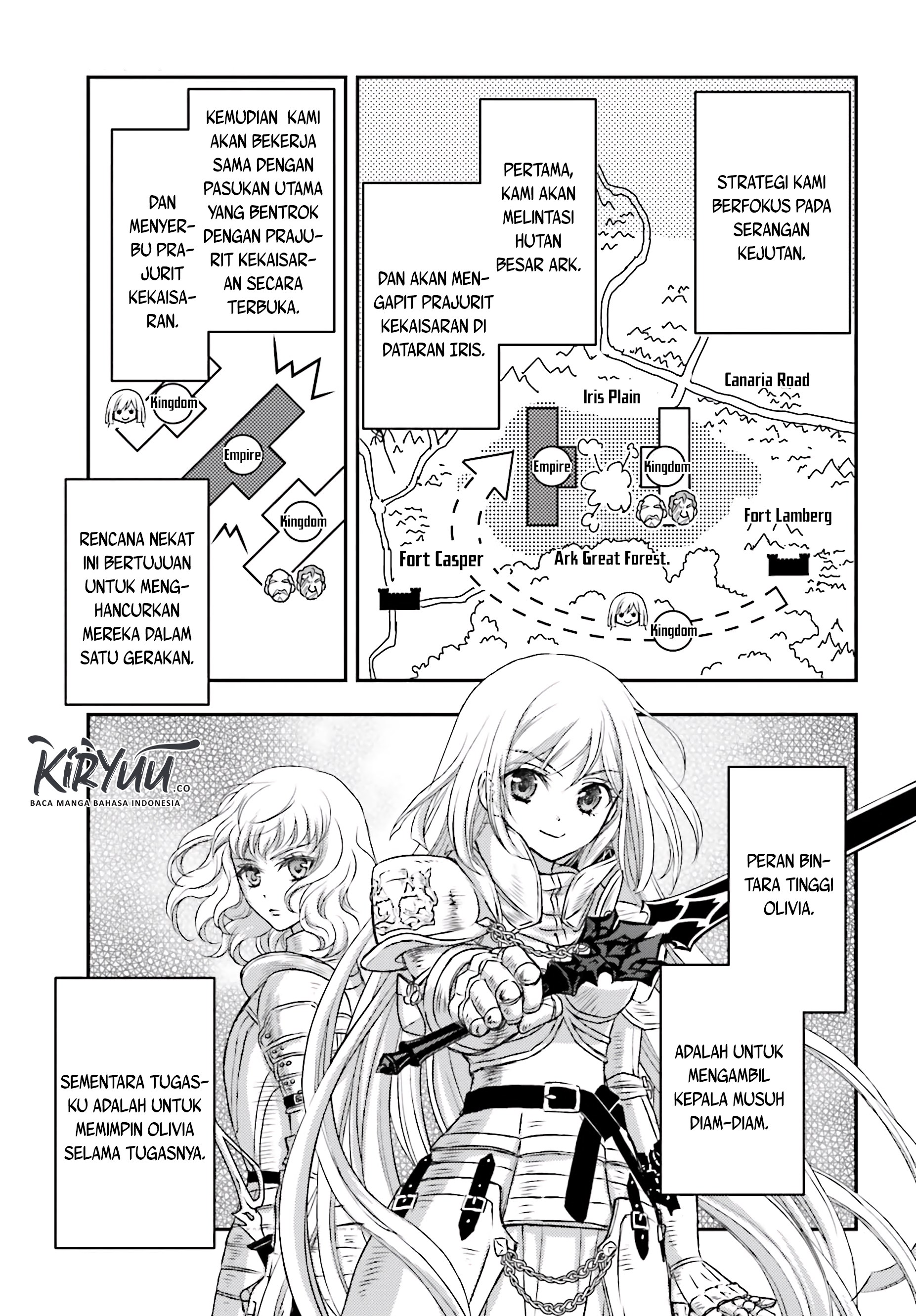 Shinigami ni Sodaterareta Shoujo wa Shikkoku no Tsurugi wo Mune ni Idaku Chapter 06 Gambar 22
