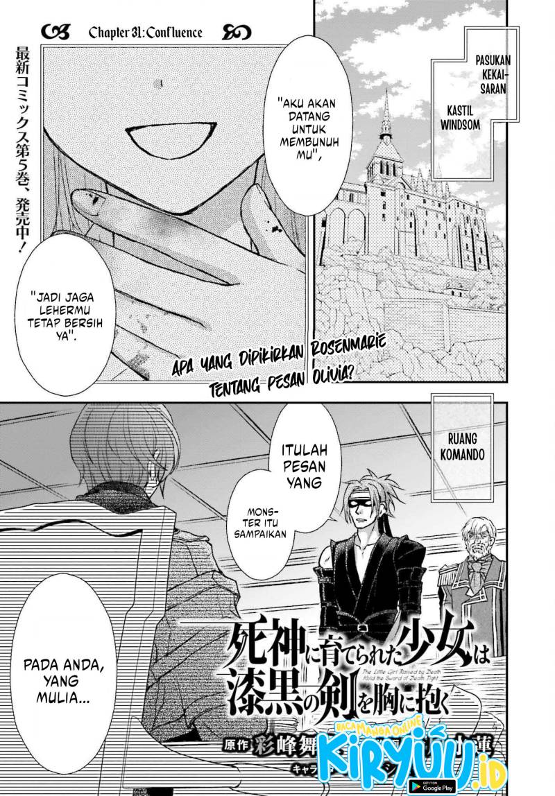 Shinigami ni Sodaterareta Shoujo wa Shikkoku no Tsurugi wo Mune ni Idaku Chapter 31 Gambar 2