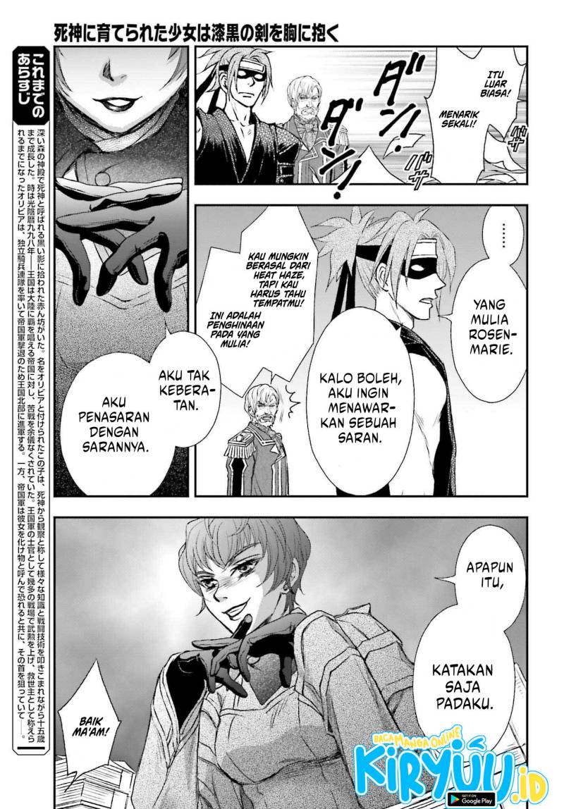Shinigami ni Sodaterareta Shoujo wa Shikkoku no Tsurugi wo Mune ni Idaku Chapter 31 Gambar 4