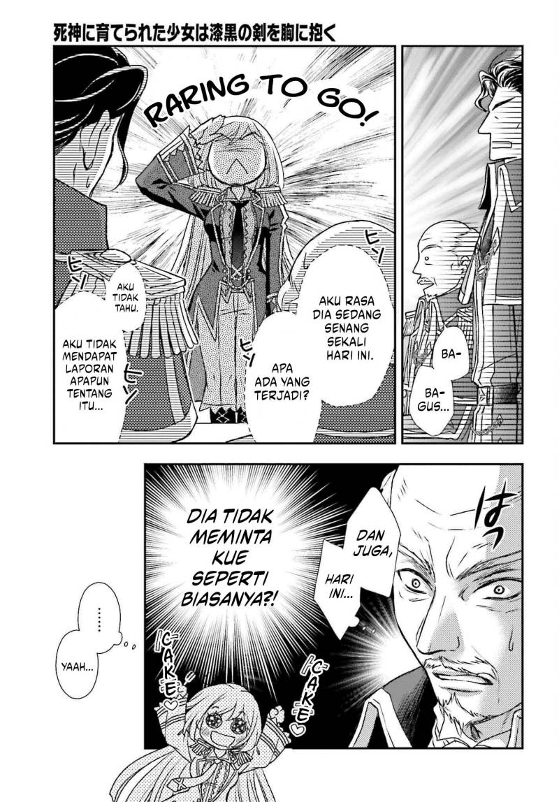 Shinigami ni Sodaterareta Shoujo wa Shikkoku no Tsurugi wo Mune ni Idaku Chapter 31 Gambar 24