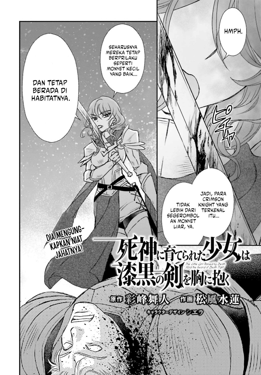 Shinigami ni Sodaterareta Shoujo wa Shikkoku no Tsurugi wo Mune ni Idaku Chapter 44 Gambar 3