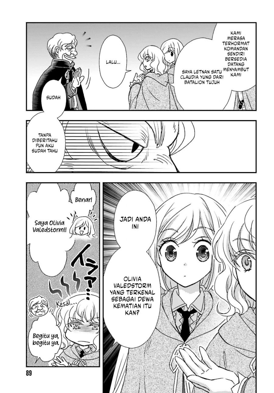 Shinigami ni Sodaterareta Shoujo wa Shikkoku no Tsurugi wo Mune ni Idaku Chapter 49 Gambar 14