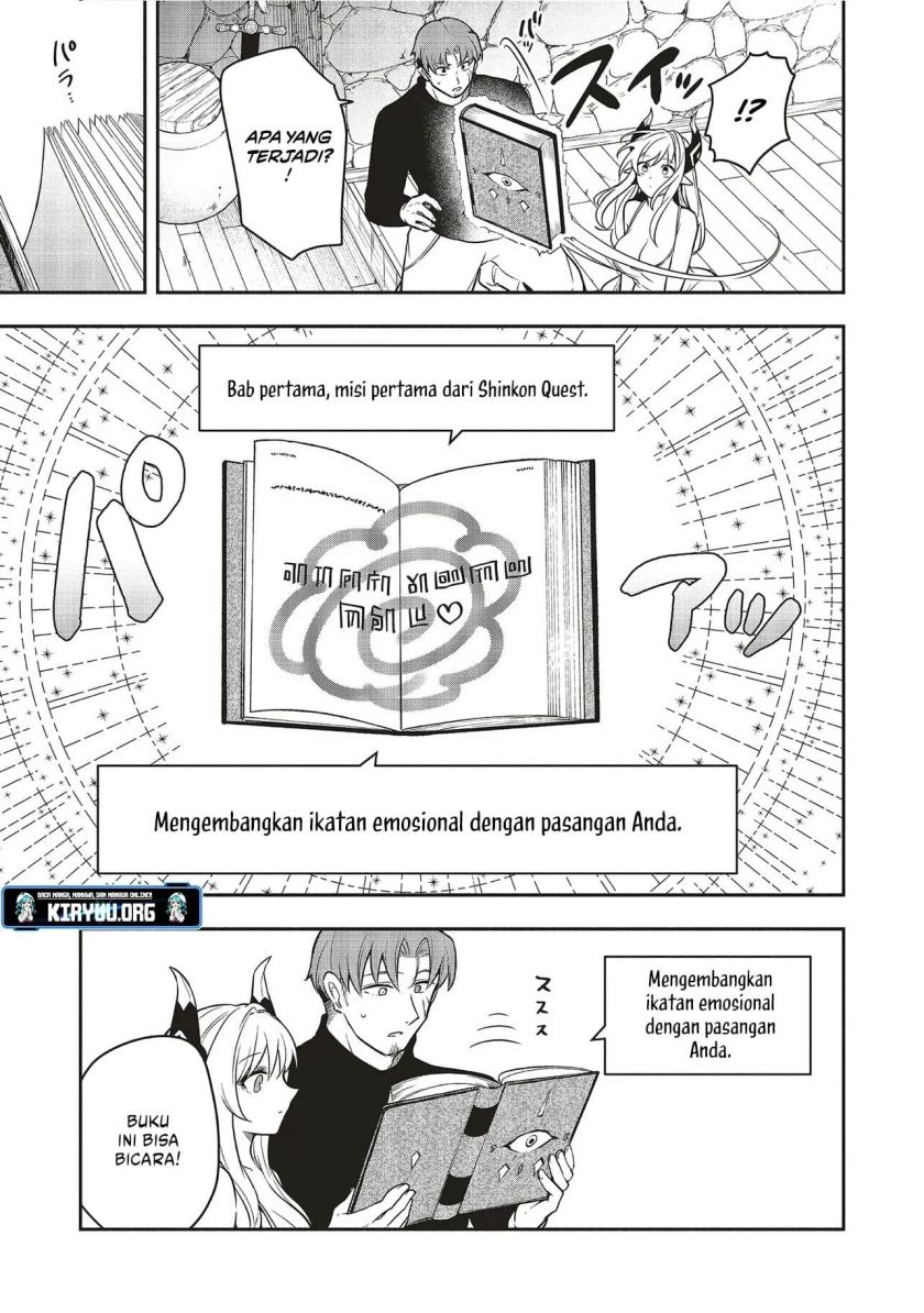 Shinkon Quest – Maou no Musume wa Majime Yuusha wo Otoshitai Chapter 01 Gambar 28