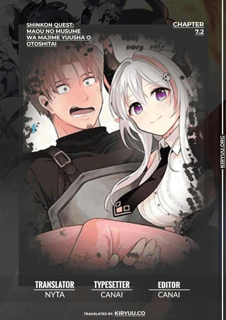 Shinkon Quest – Maou no Musume wa Majime Yuusha wo Otoshitai Chapter 07.2 Gambar 1
