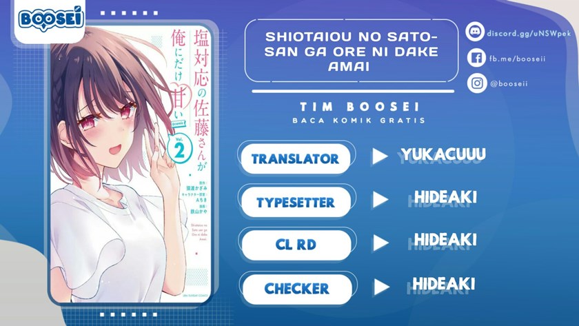 Shiotaiou no Sato-san ga Ore ni dake Amai Chapter 15 Gambar 1