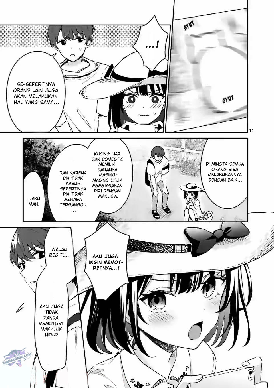 Shiotaiou no Sato-san ga Ore ni dake Amai Chapter 24 Gambar 12