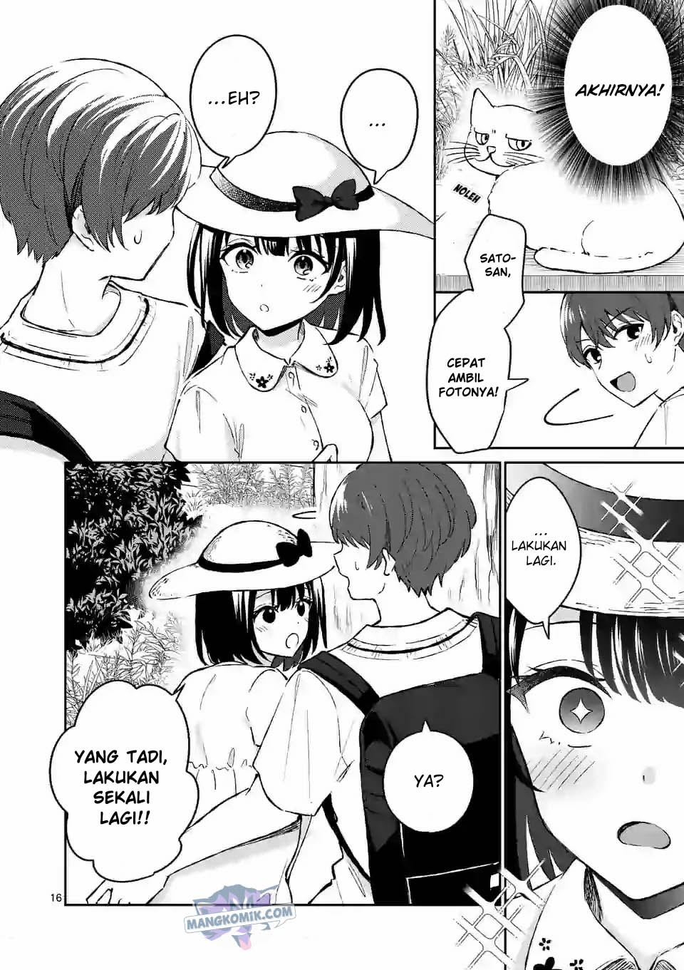 Shiotaiou no Sato-san ga Ore ni dake Amai Chapter 24 Gambar 17