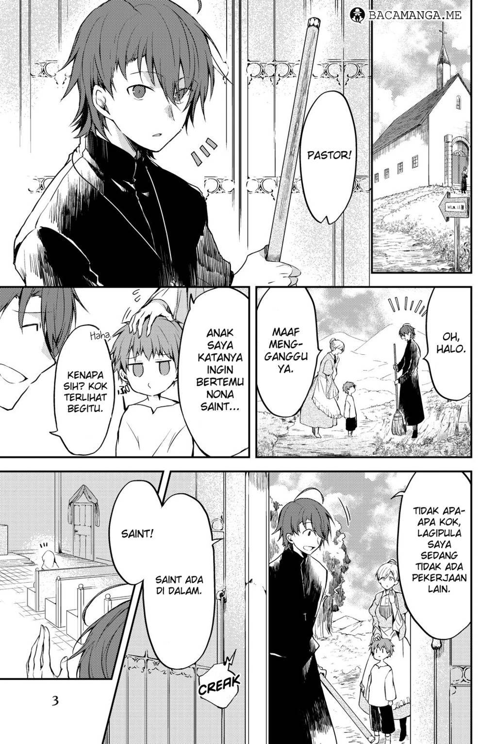 Shiro Seijo to Kuro Bokushi (Saint Cecilia & Pastor Lawrence) Chapter 01 Gambar 4