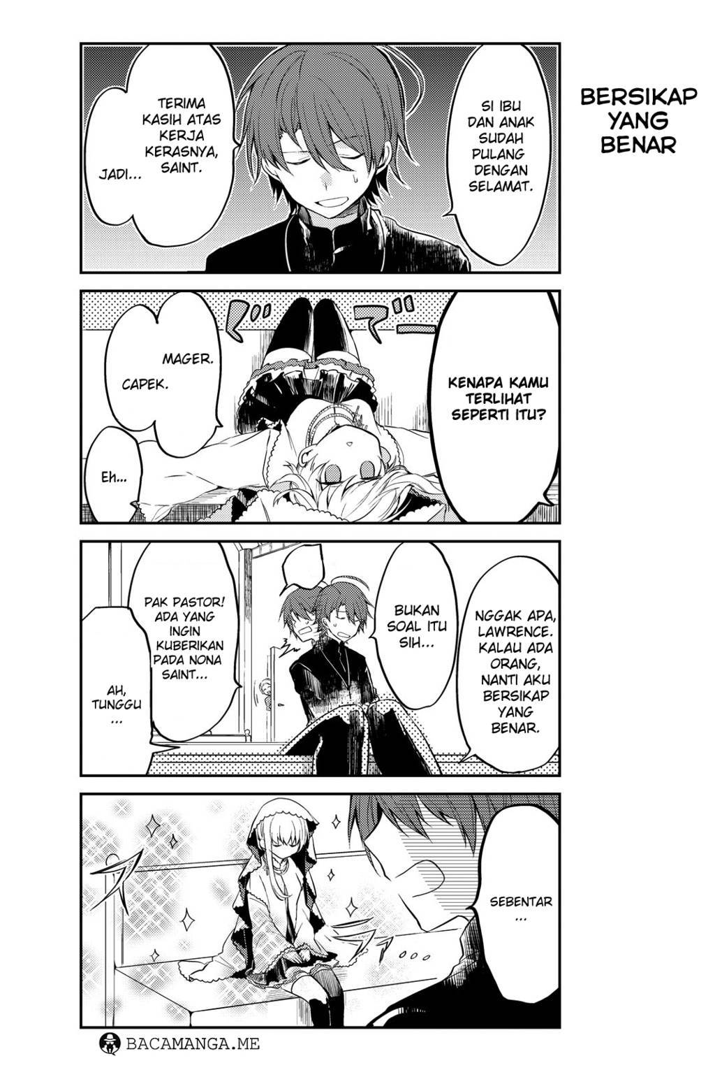 Shiro Seijo to Kuro Bokushi (Saint Cecilia & Pastor Lawrence) Chapter 01 Gambar 7