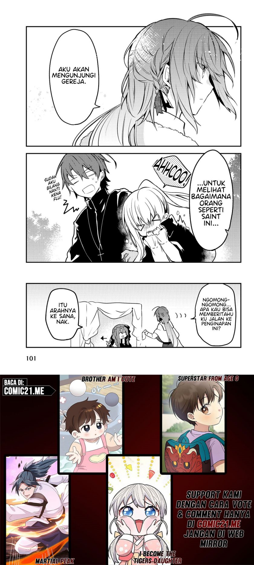 Shiro Seijo to Kuro Bokushi (Saint Cecilia & Pastor Lawrence) Chapter 11 Gambar 23