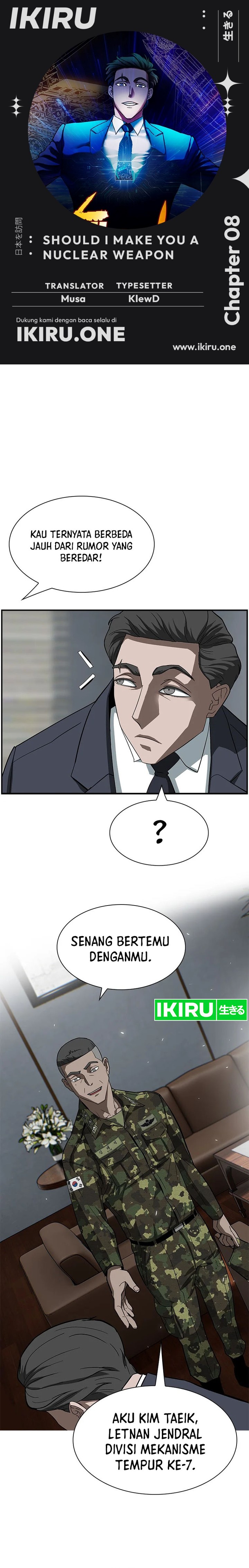 Should I Make You a Nuclear Weapon? Chapter 08 Gambar 1