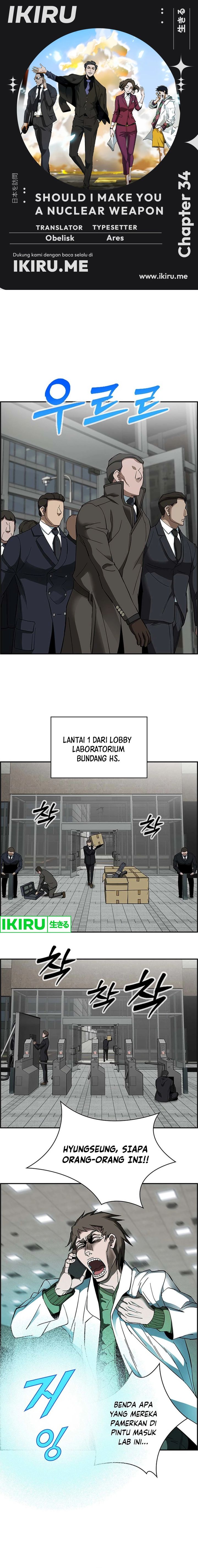 Should I Make You a Nuclear Weapon? Chapter 34 Gambar 1