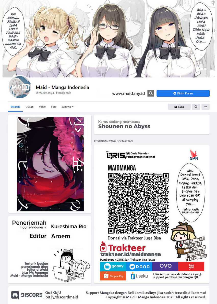 Shounen no Abyss Chapter 110 Gambar 2