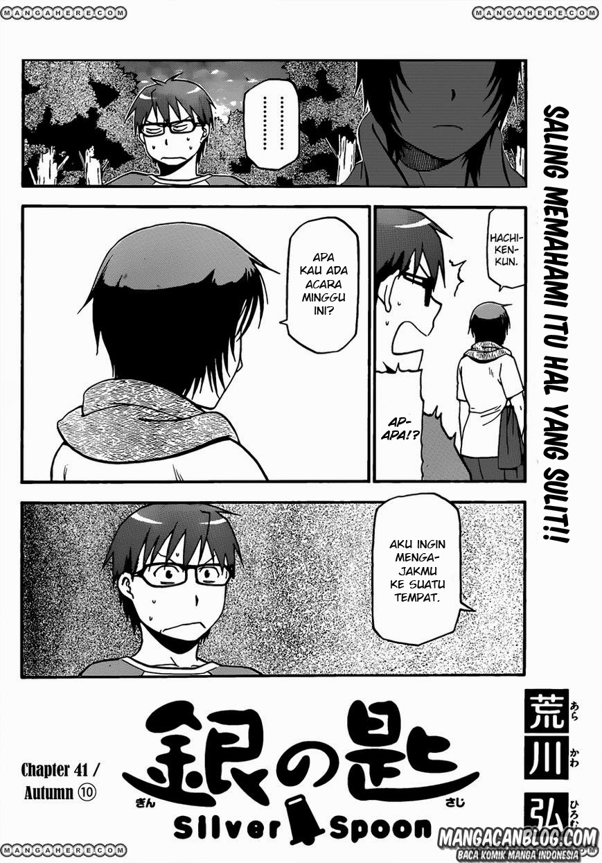 Silver Spoon Chapter 41 Gambar 4