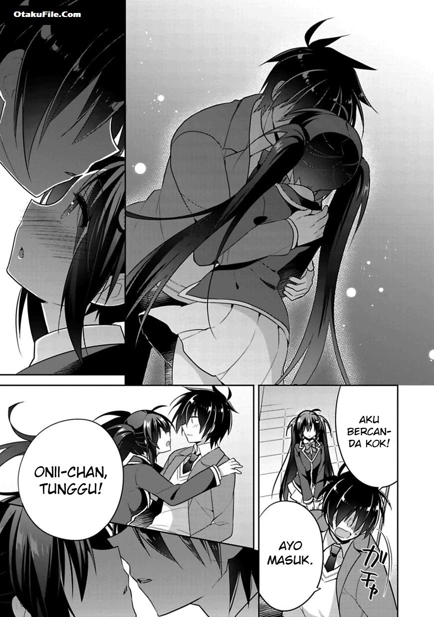 Siscon Ani to Brocon Imouto ga Shoujiki ni Nattara Chapter 01 Gambar 38