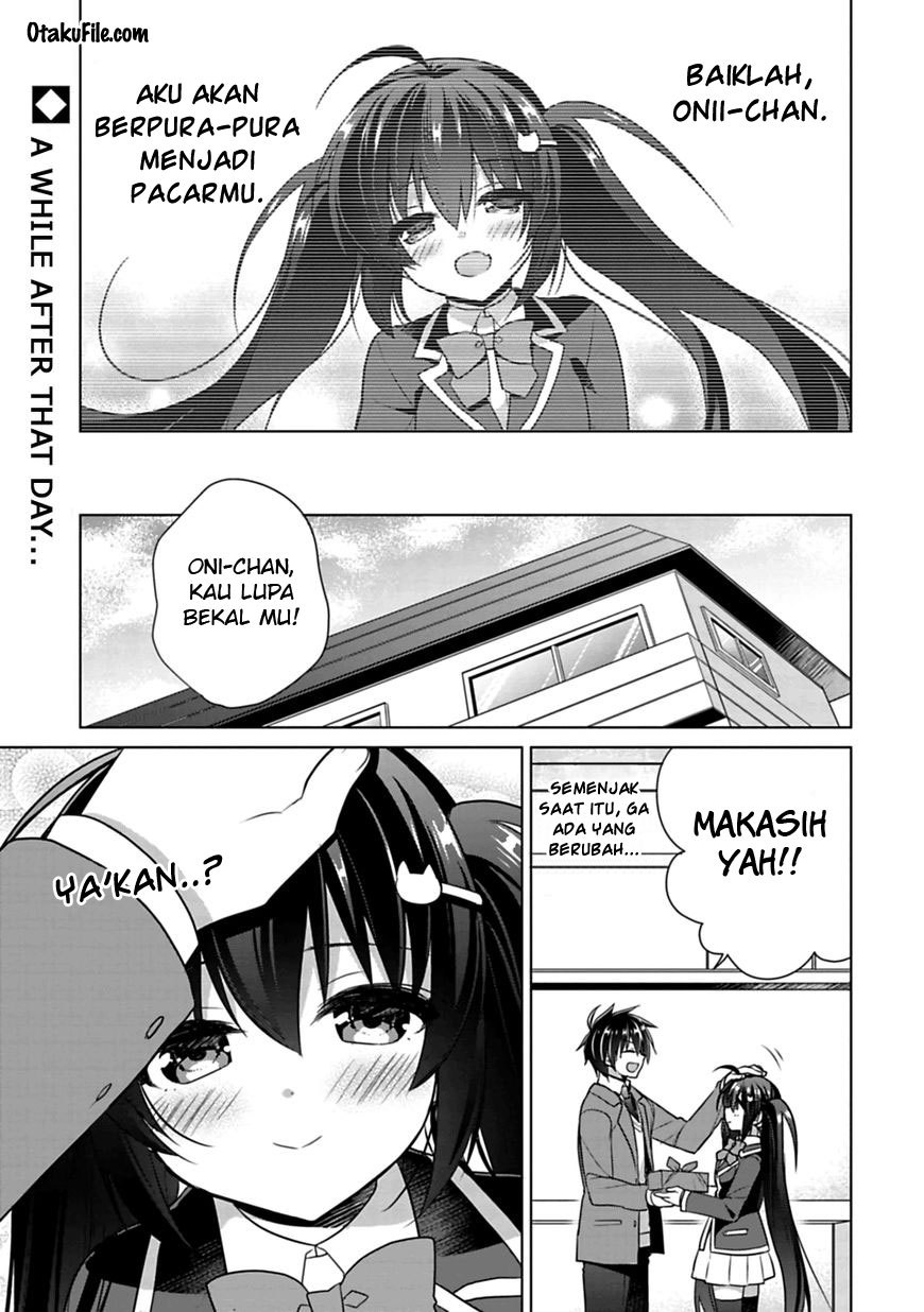 Siscon Ani to Brocon Imouto ga Shoujiki ni Nattara Chapter 02 Gambar 2