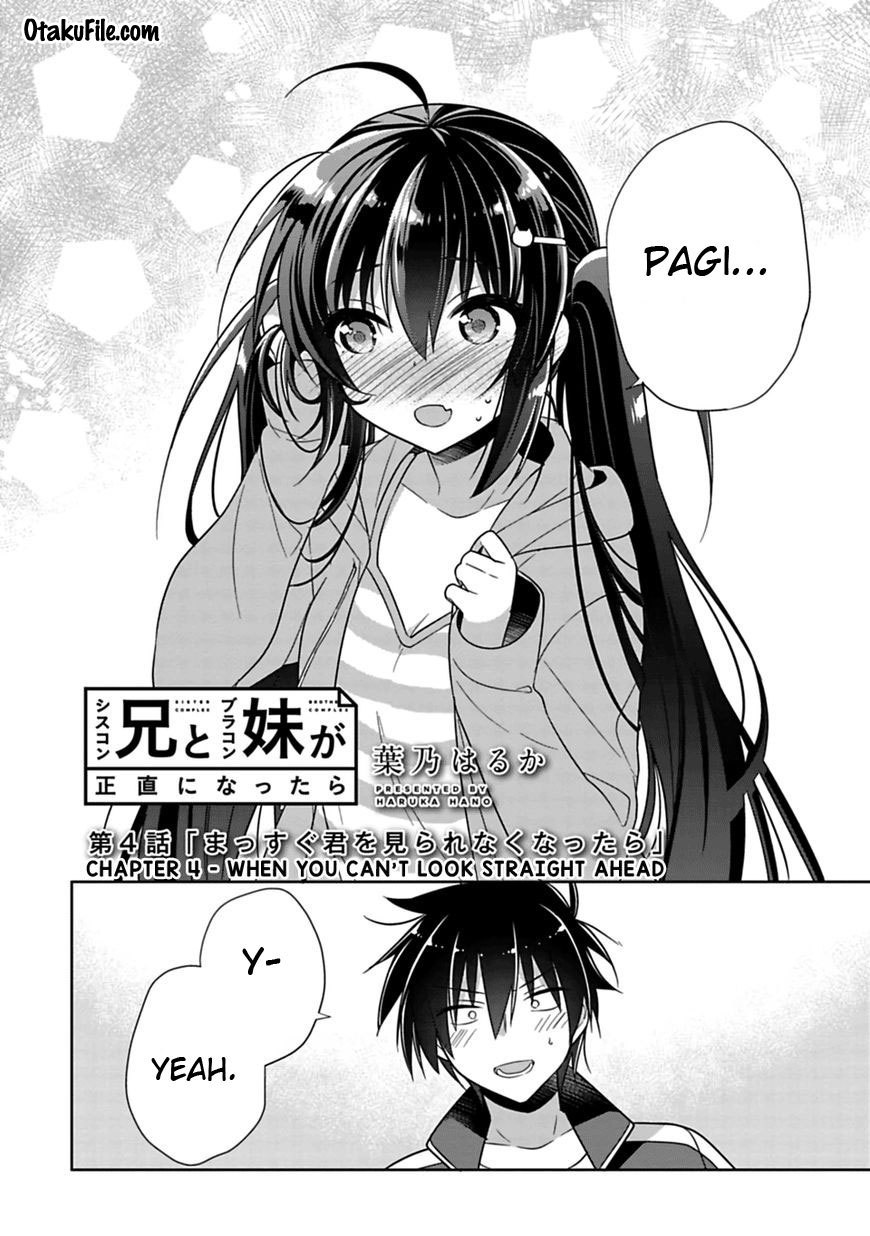 Siscon Ani to Brocon Imouto ga Shoujiki ni Nattara Chapter 04 Gambar 2