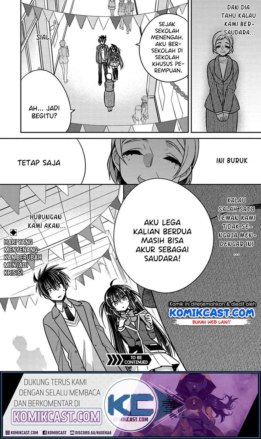 Siscon Ani to Brocon Imouto ga Shoujiki ni Nattara Chapter 25 Gambar 9