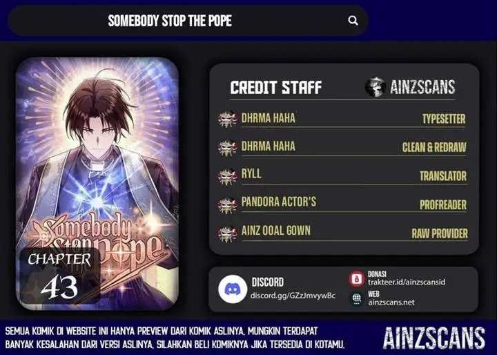 Somebody Stop the Pope Chapter 43 Gambar 2