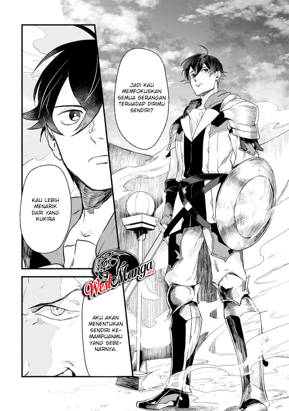 Sono Monban, Saikyou Nitsuki: Tsuihou Sareta Bougyo Ryoku 9999 no Senshi, Outo no Monban Toshite Musou Suru Chapter 02 Gambar 6