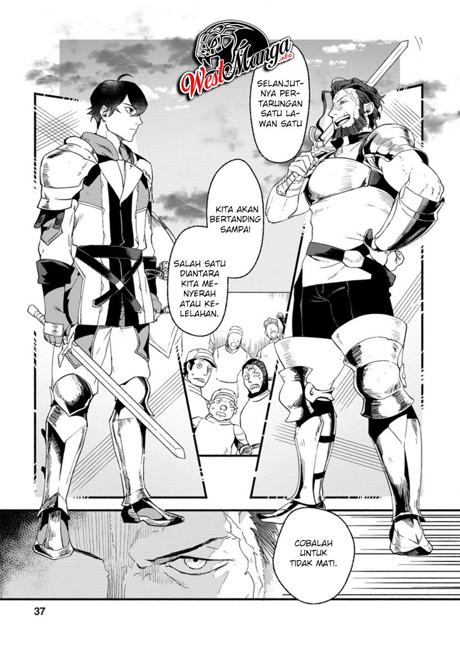 Sono Monban, Saikyou Nitsuki: Tsuihou Sareta Bougyo Ryoku 9999 no Senshi, Outo no Monban Toshite Musou Suru Chapter 02 Gambar 8