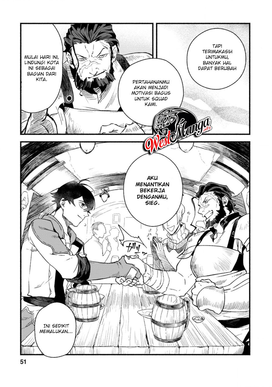 Sono Monban, Saikyou Nitsuki: Tsuihou Sareta Bougyo Ryoku 9999 no Senshi, Outo no Monban Toshite Musou Suru Chapter 02 Gambar 21