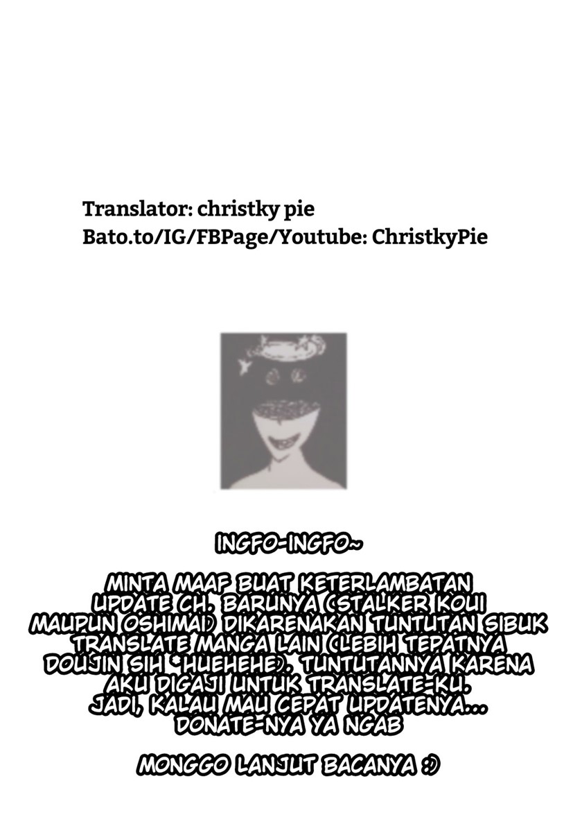 Stalker Koui ga Barete Jinsei Shuuryou Otoko Chapter 09 Gambar 1