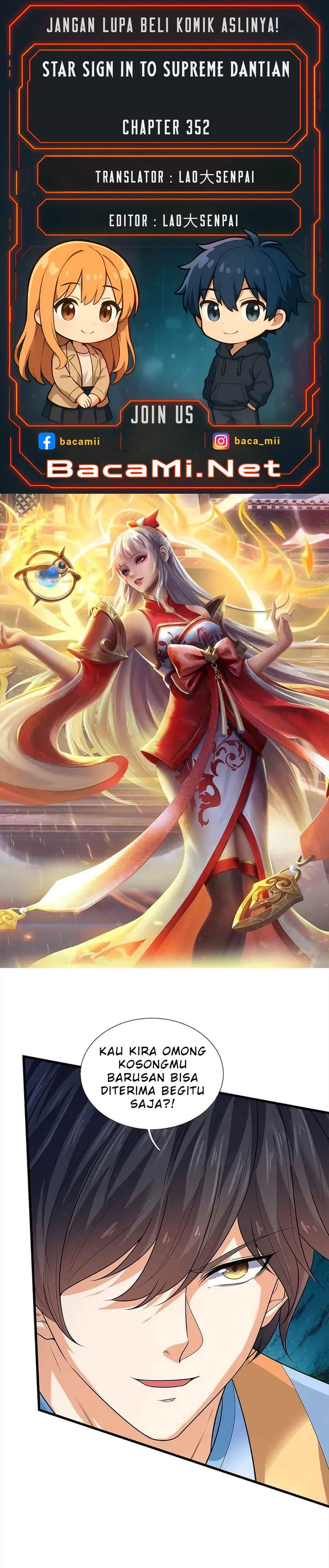 Star Sign In To Supreme Dantian Chapter 352 Gambar 1