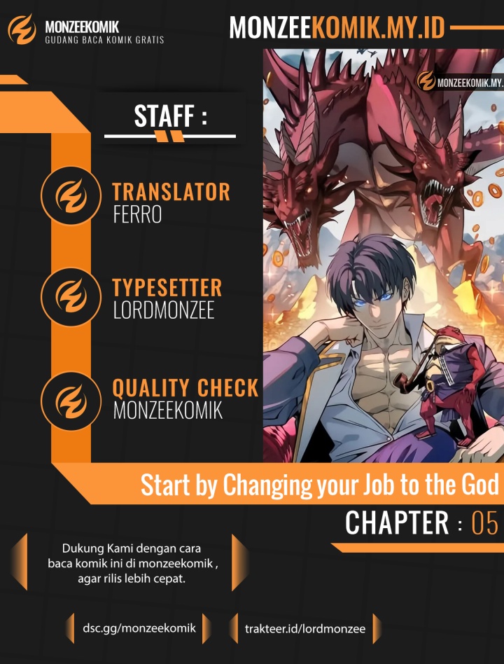 Start by changing your job to the God of Wealth and taming billions of divine pets! Chapter 05 Gambar 1