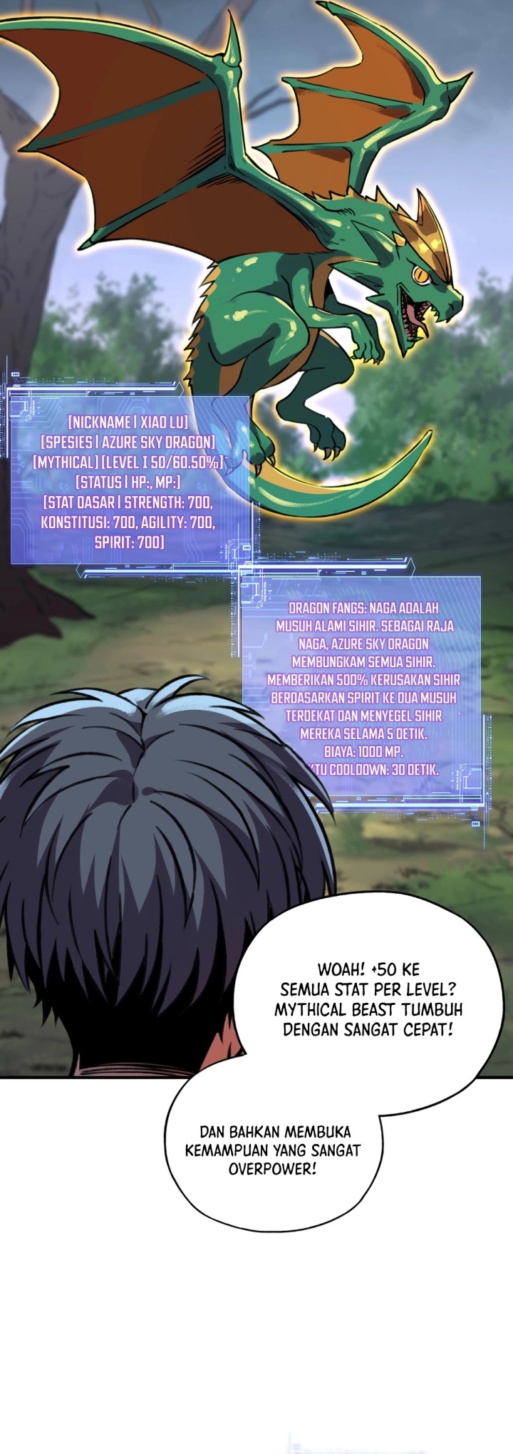 Start by changing your job to the God of Wealth and taming billions of divine pets! Chapter 05 Gambar 27