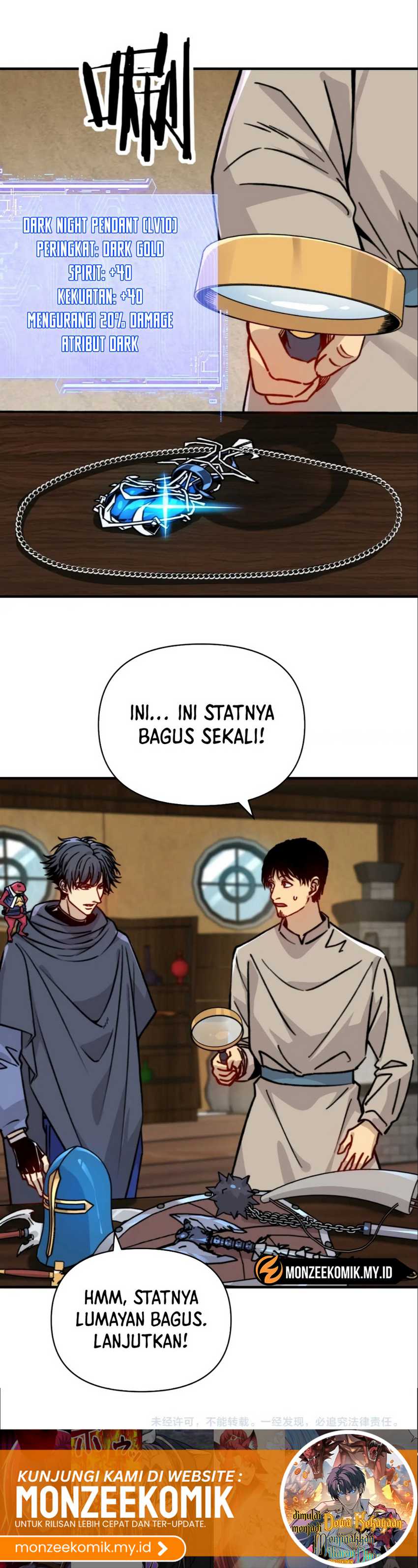 Start by changing your job to the God of Wealth and taming billions of divine pets! Chapter 09 Gambar 25