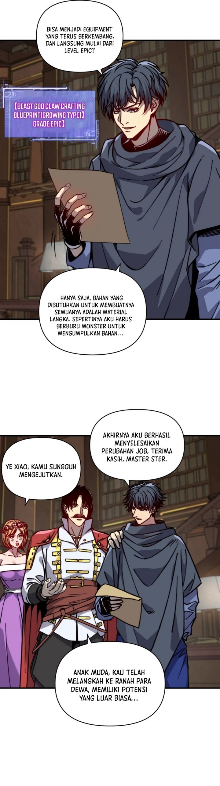 Start by changing your job to the God of Wealth and taming billions of divine pets! Chapter 14 Gambar 11